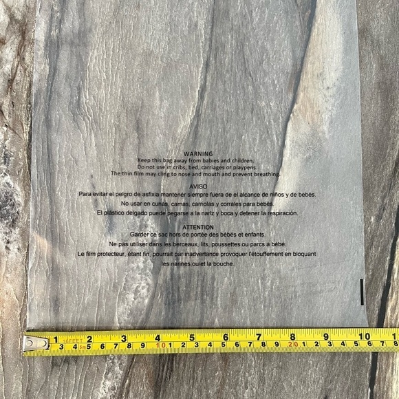 10 Clear Poly Bags 10” x 13” Resealable Self-Seal & 10 Thank You Stickers - Picture 6 of 10